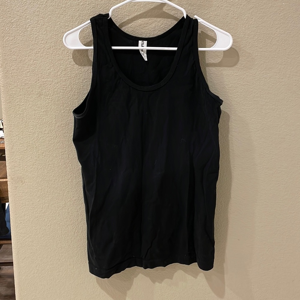 Tultex Black Tank Top Size S
